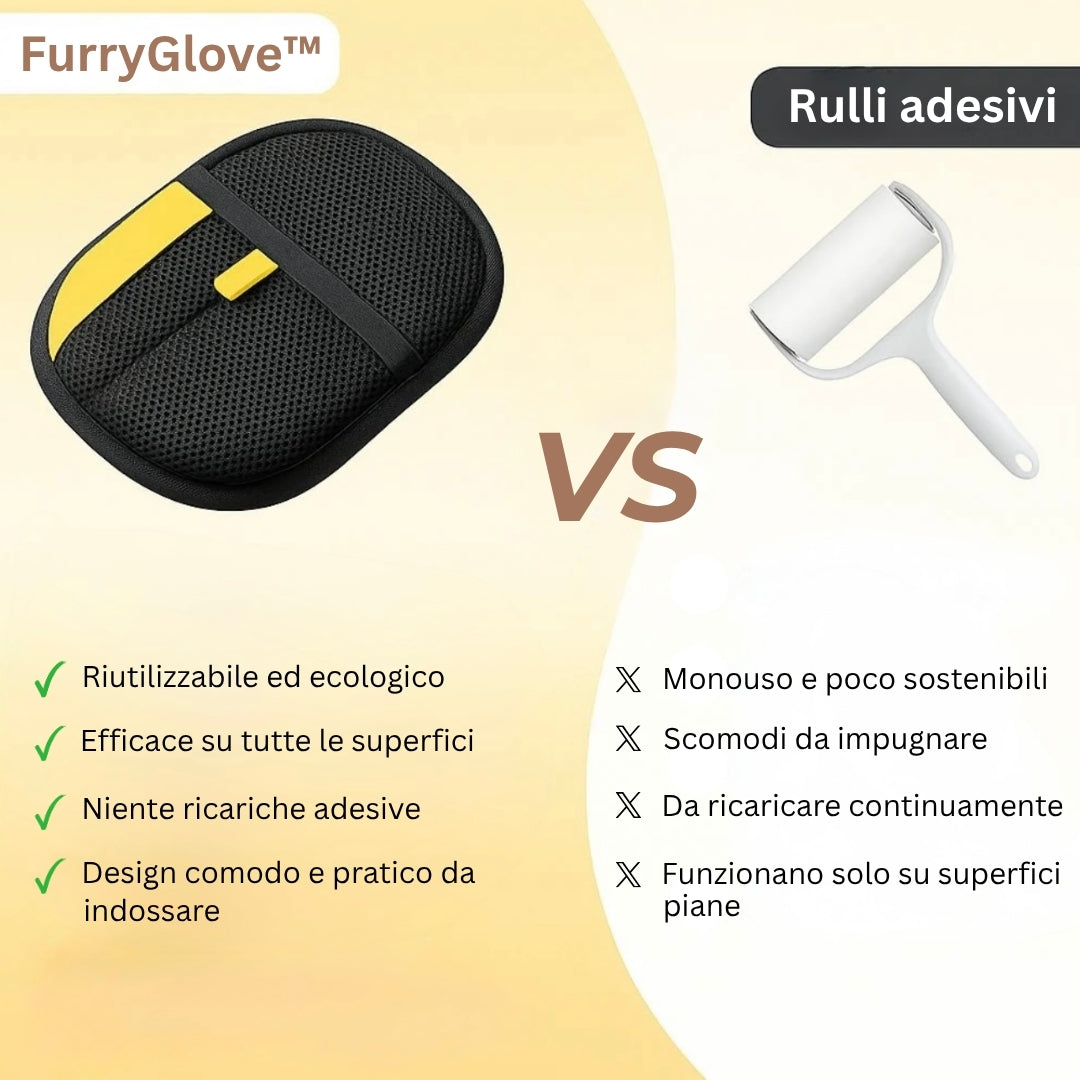 FurryGlove™ Guanto Elettrostatico Rimuovi Peli