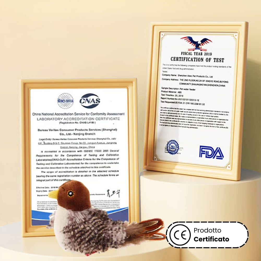 Uccellino Interattivo per Gatti