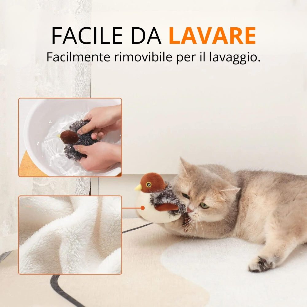 Uccellino Interattivo per Gatti