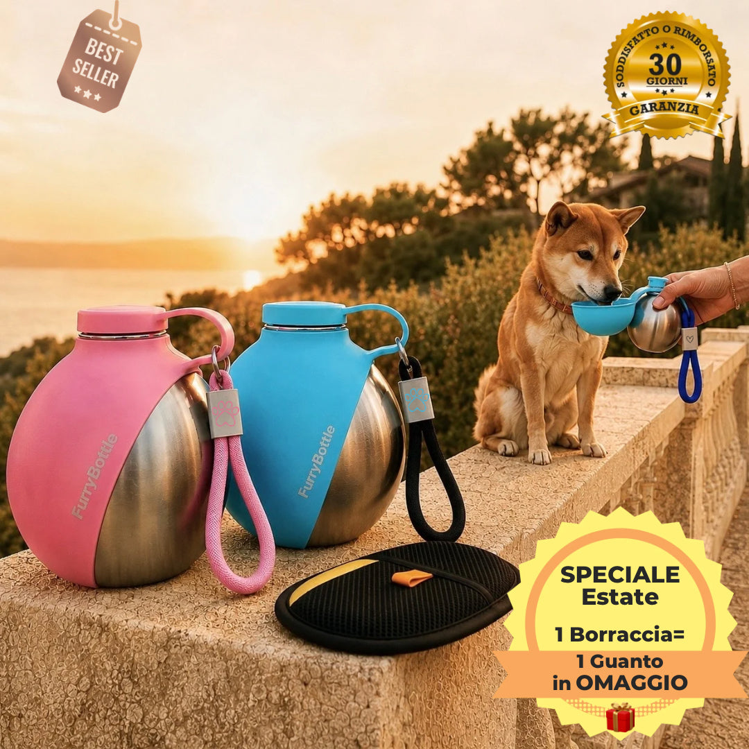 FurryBottle™  Borraccia Portatile 2 in 1