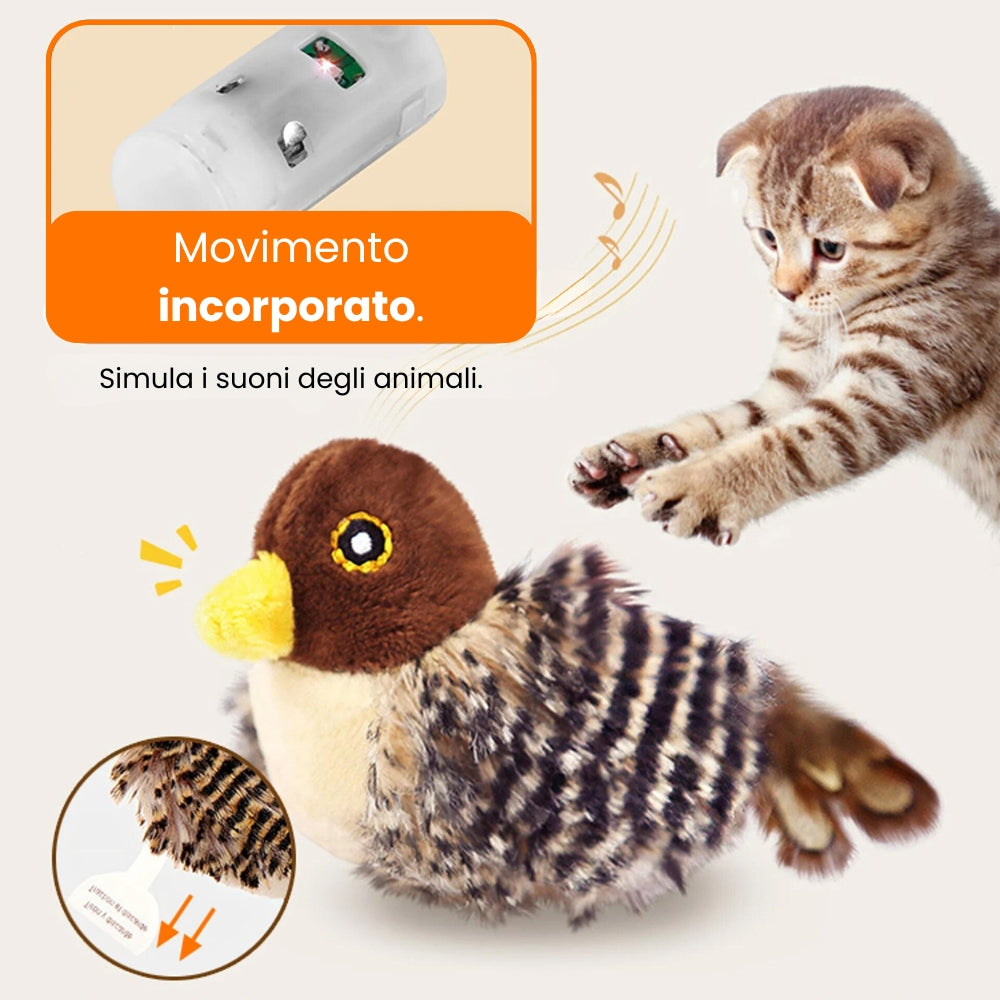Uccellino Interattivo per Gatti